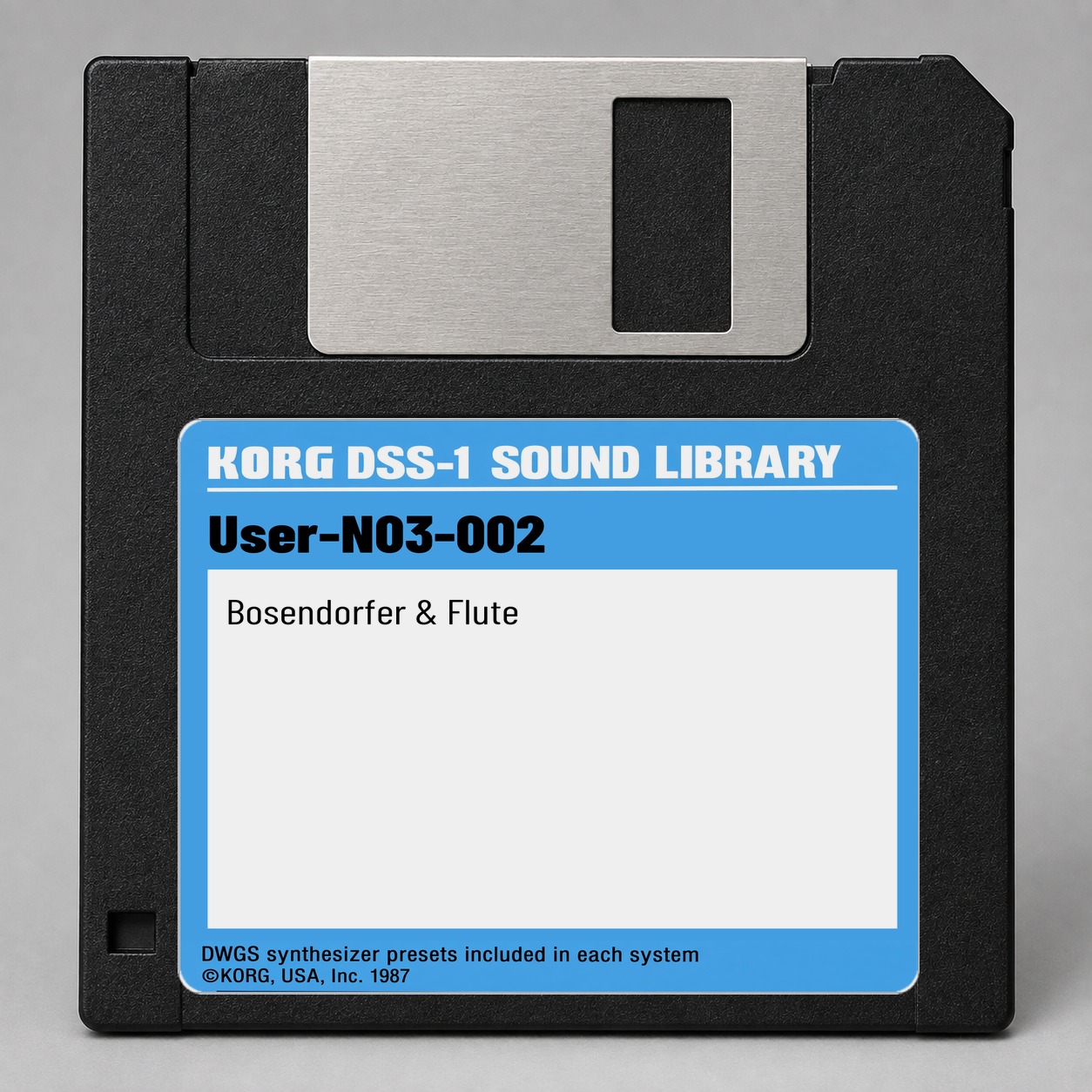 Korg DSS1 User Bank — User-N03-002 Bosendorfer & Flute