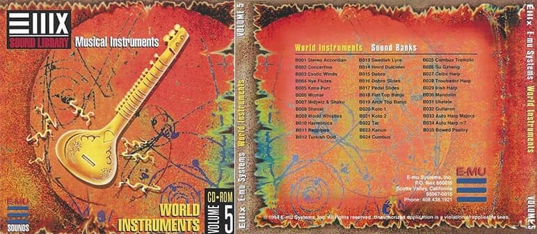 Classic Series Volume 5 – World Instruments