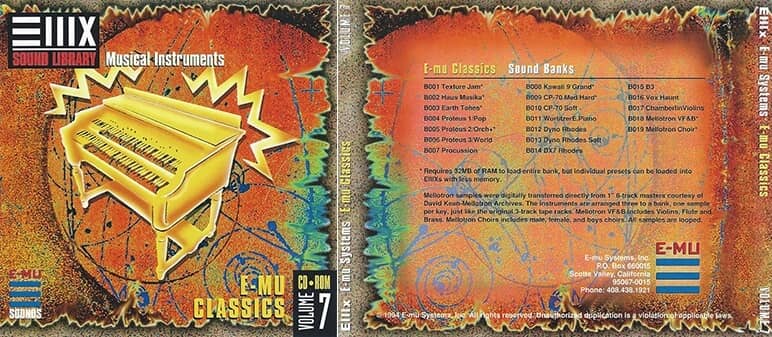 Classic Series Volume 7 – E-MU Classics