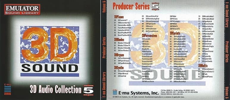 Producer Series Volume 5 - 3D Audio Collection